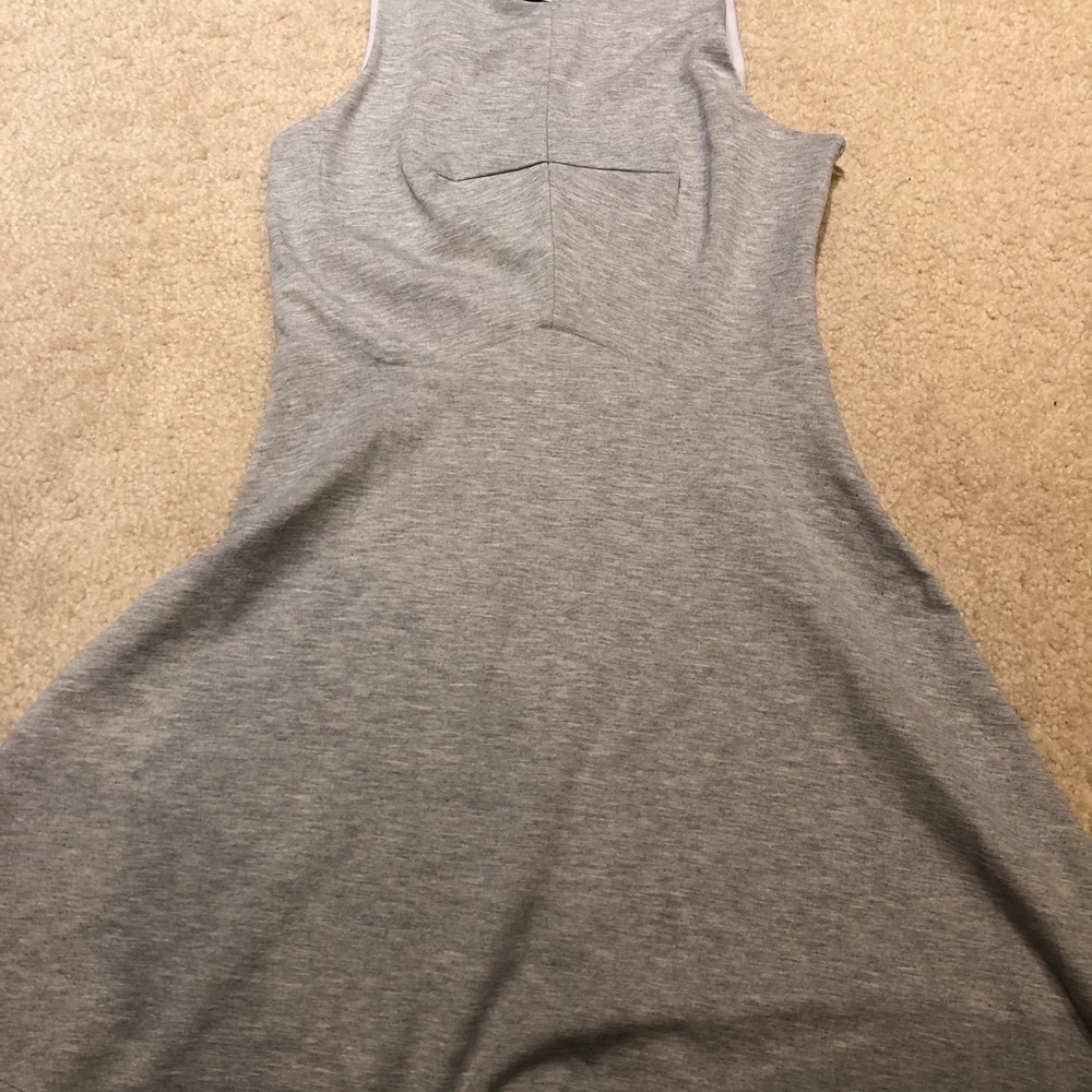 NSR gray skater dress size m